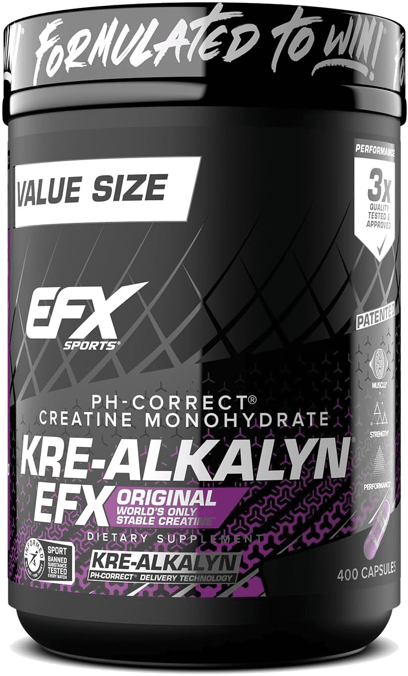 EFX Sports Kre-Alkalyn EFX | pH Correct Creatine Monohydrate Pill Supplement product image
