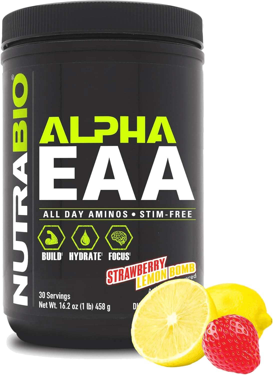 NutraBio Alpha EAA - All-Day Amino Acids product image