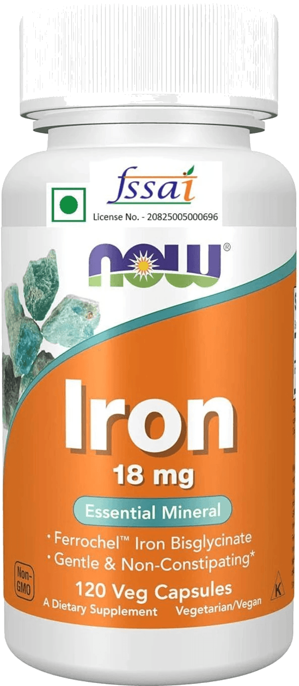NOW Foods Iron 18mg product image